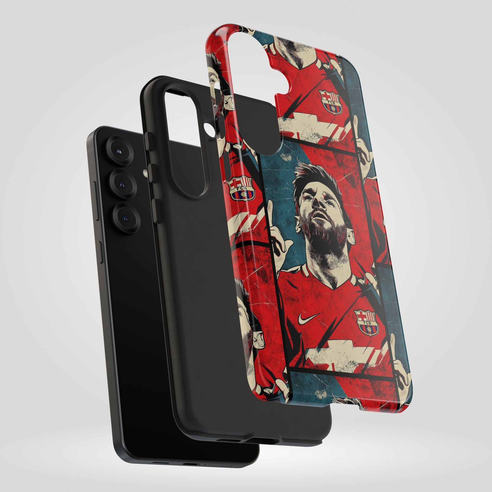 Lionel Messi Tough Phone Case - Messi Illustration for Fans - Roe Creation