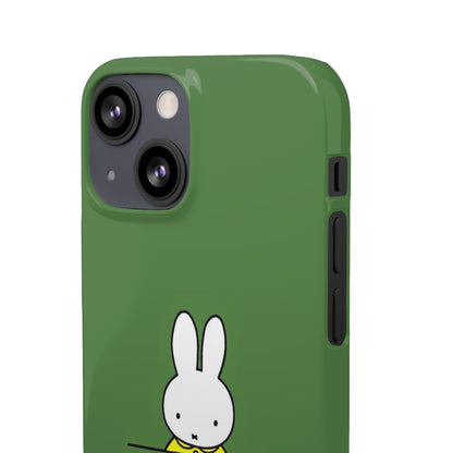 Miffy Phone Case, Snap Case, Green Miffy - iPhone, Samsung