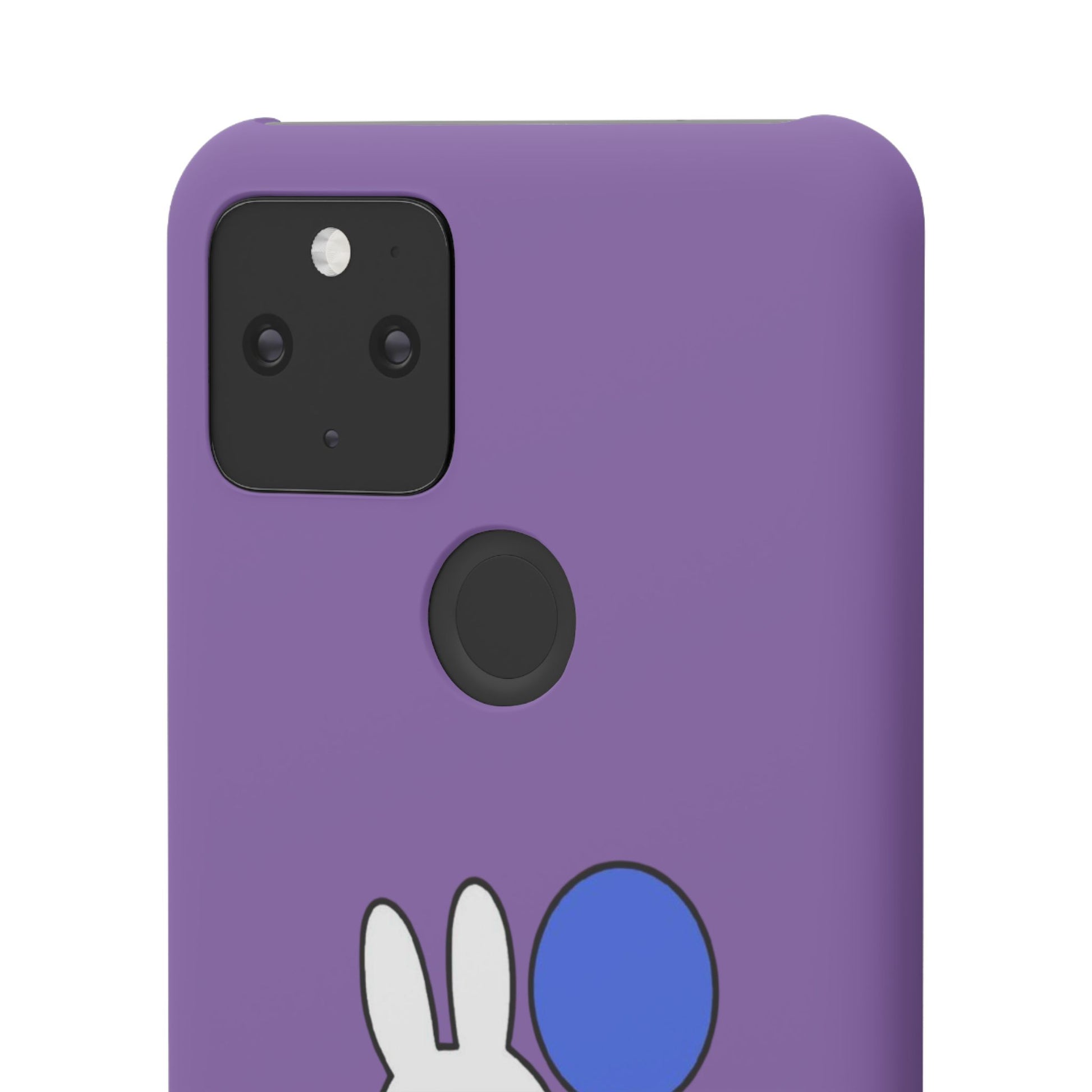 Miffy Phone Case, iPhone, Samsung Snap Case - Cartoon Fun Purple Phone Accessory for Kids and Adults - Roe Creation