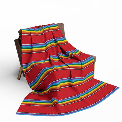 Pride Red Fleece Blanket - Cozy Warmth for Every Occasion