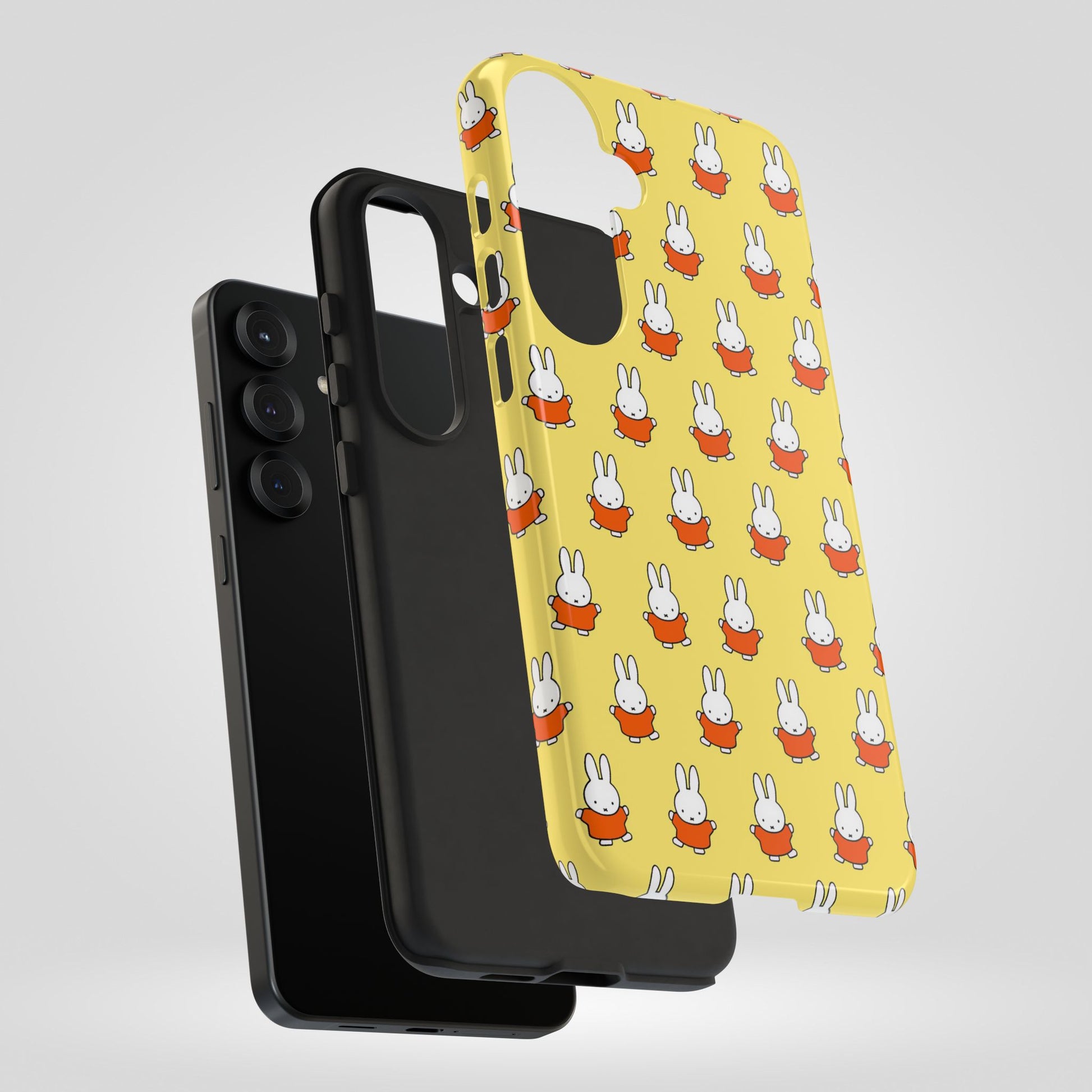 Cute Miffy Tough Phone Case - Miffy Series, Yellow, iPhone, Samsung - Roe Creation
