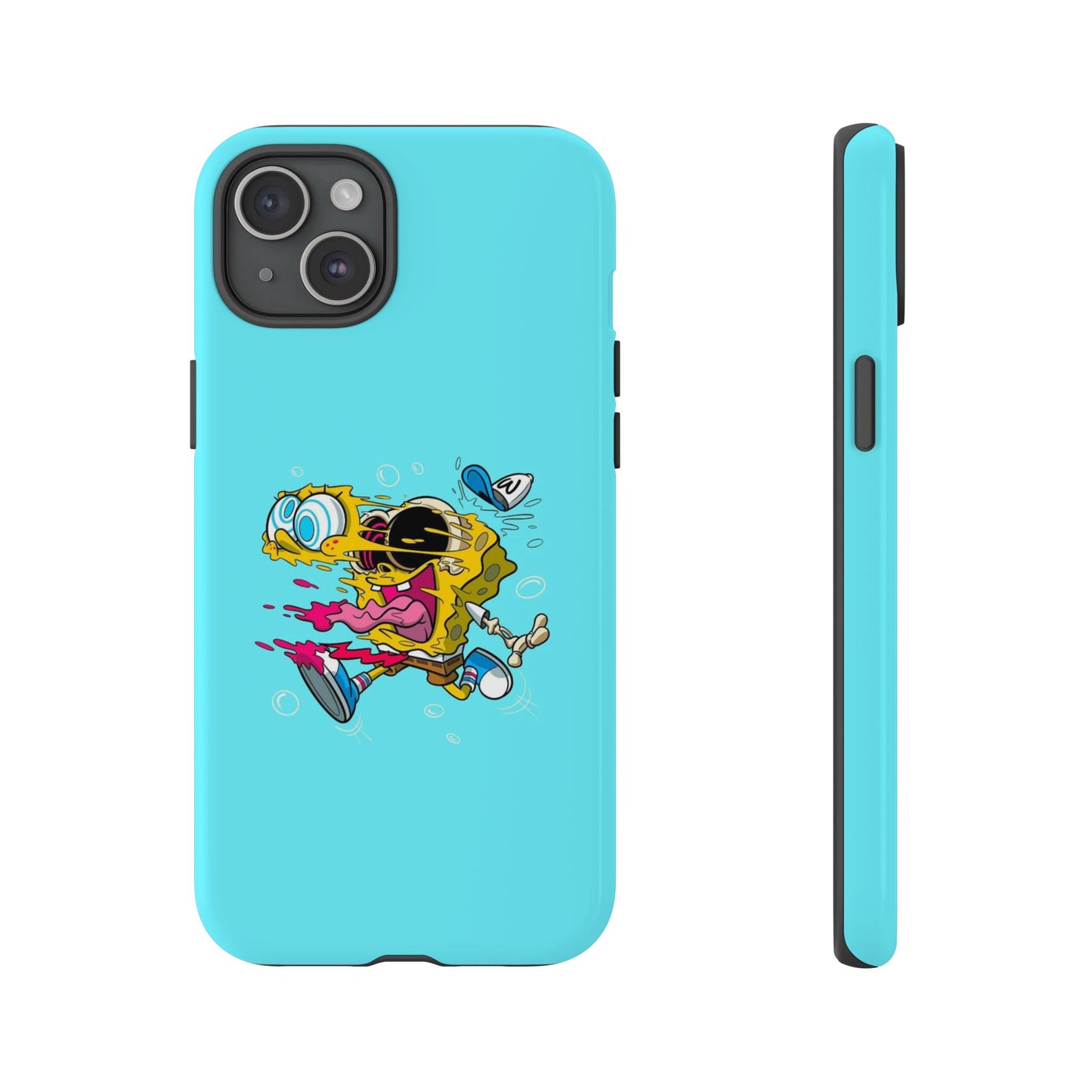 Funny SpongeBob Tough iPhone Case – Cartoon Vibes for Kids & Adults