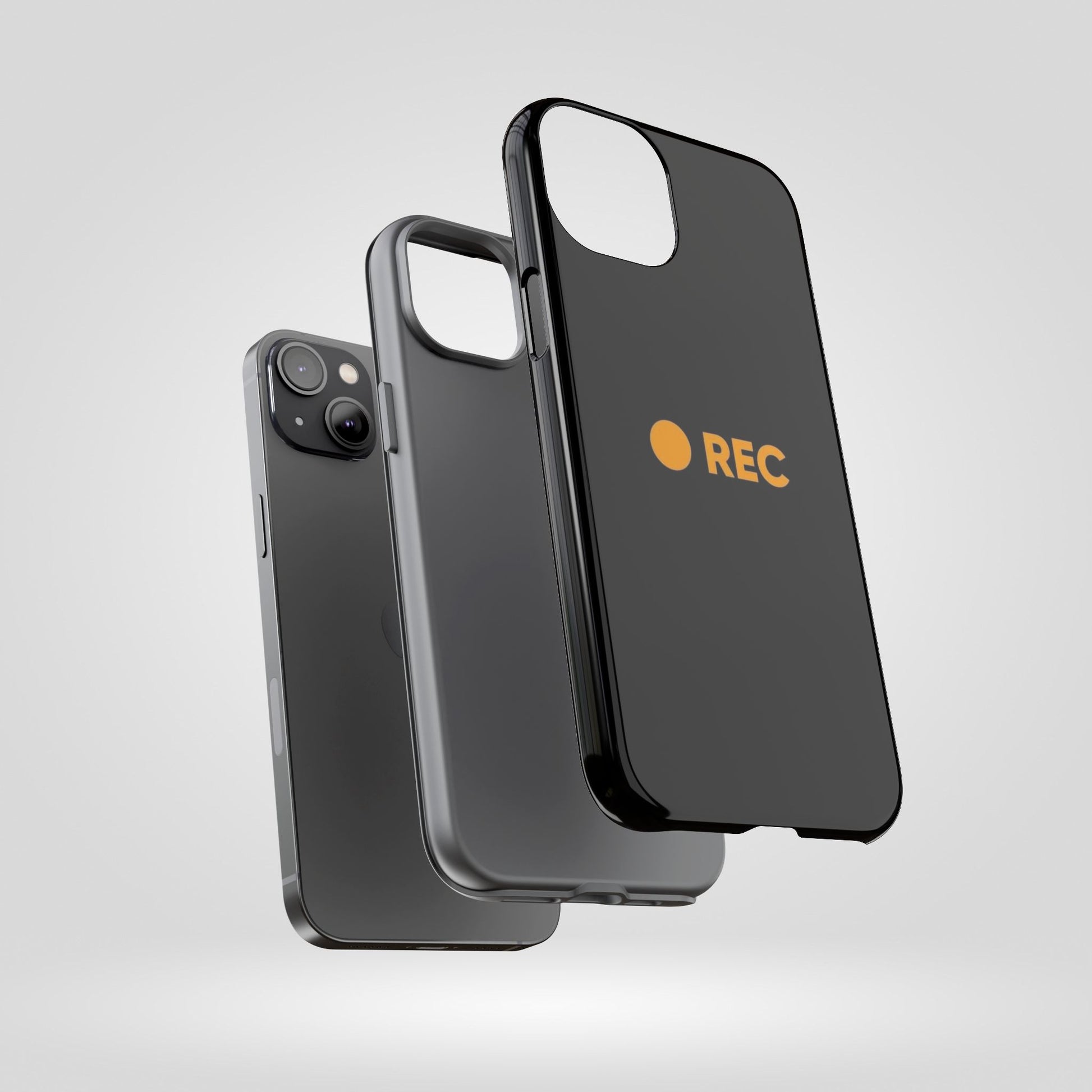 P*rn Hub Symbol Tough Cases - 'REC' Phone Case - Durable Black Design for Filmmakers and Creatives - Roe Creation