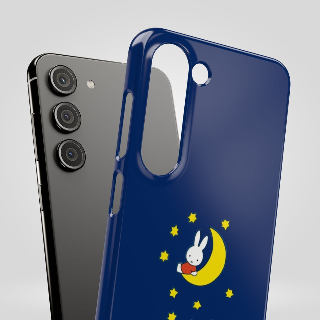 Miffy Phone Case, Moon Snap Case for Phone - Nighttime Design, iPhone, Samsung - Roe Creation