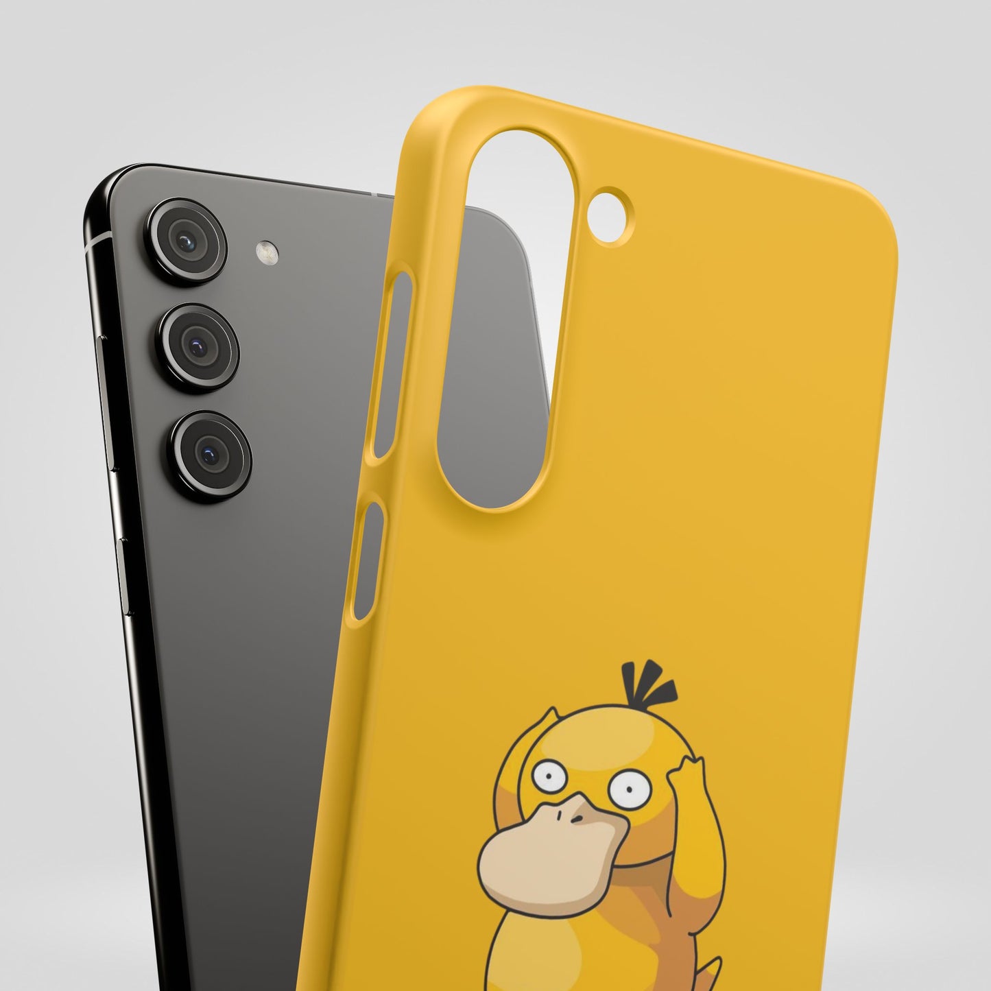 Psyduck Pokemon Snap Phone Cases, Yellow, Cartoon - iPhone, Samsung