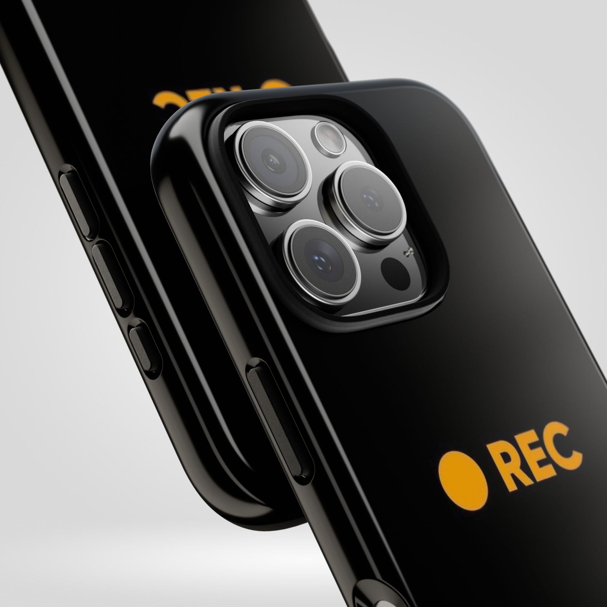 P*rn Hub Symbol Tough Cases - 'REC' Phone Case - Durable Black Design for Filmmakers and Creatives - Roe Creation