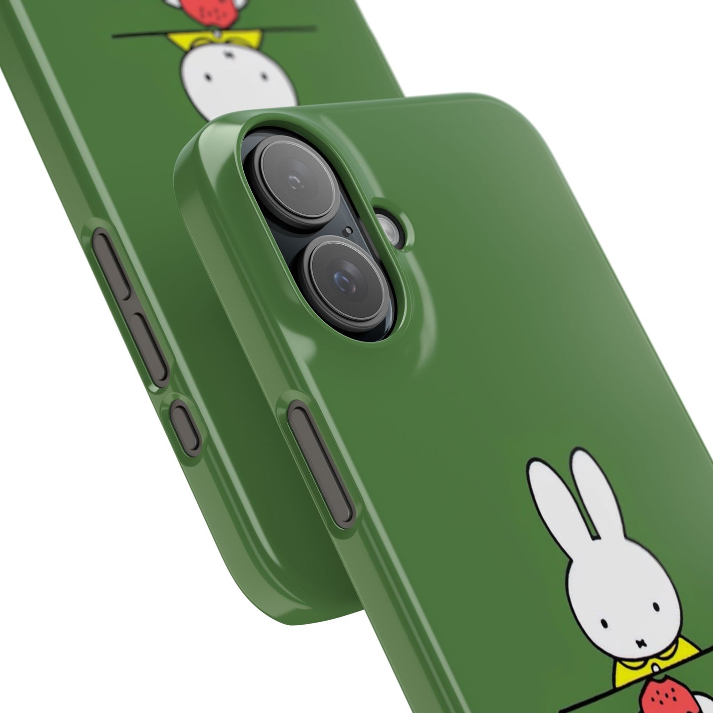 Miffy Phone Case, Snap Case, Green Miffy - iPhone, Samsung
