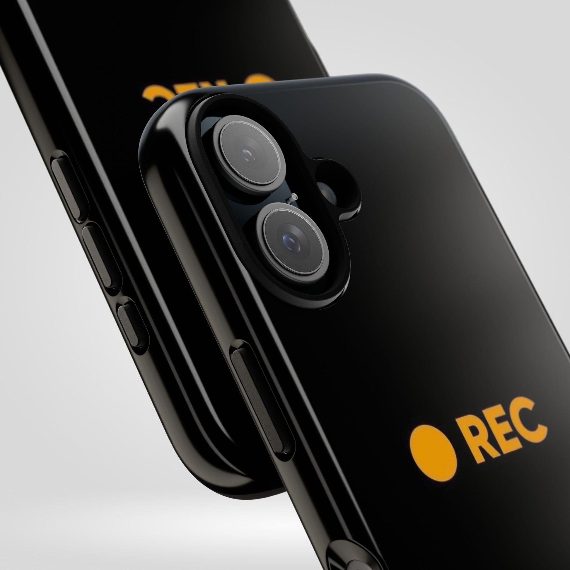 P*rn Hub Symbol Tough Cases - 'REC' Phone Case - Durable Black Design for Filmmakers and Creatives - Roe Creation