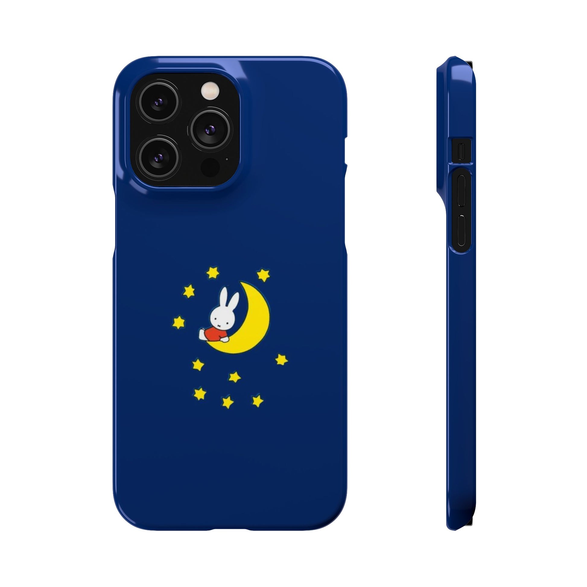 Miffy Phone Case, Moon Snap Case for Phone - Nighttime Design, iPhone, Samsung - Roe Creation