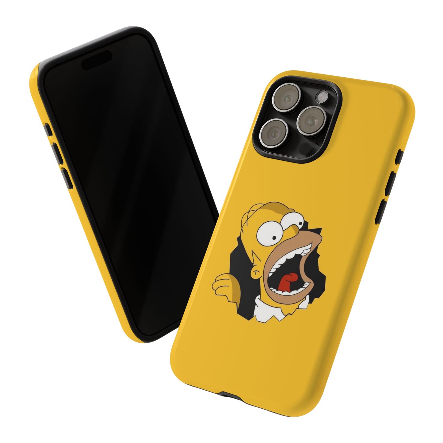 Homer Simpson Phone Case - Tough & Stylish Yellow Case for Fans
