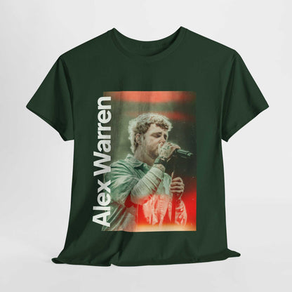 Alex Warren Unisex Heavy Cotton Tee, Music Lover Gift, Artist Tribute Shirt, Concert Merch, Vintage Style Tee - Roe Creation