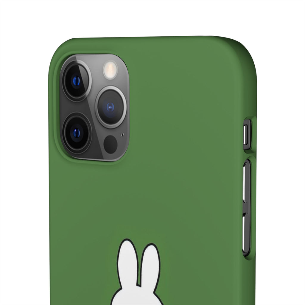 Miffy Phone Case, Snap Case, Green Miffy - iPhone, Samsung - Roe Creation