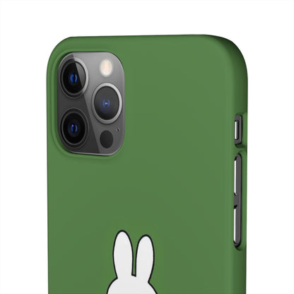 Miffy Phone Case, Snap Case, Green Miffy - iPhone, Samsung