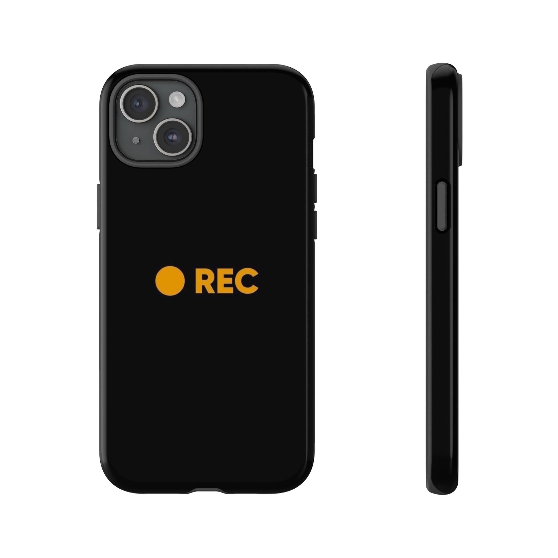 P*rn Hub Symbol Tough Cases - 'REC' Phone Case - Durable Black Design for Filmmakers and Creatives - Roe Creation