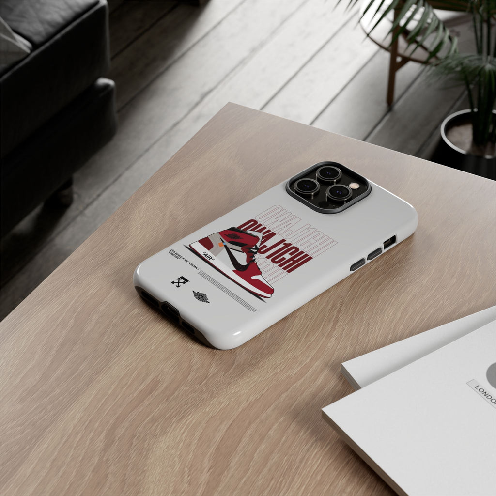 Stylish Tough iPhone Case with Air Jordan Design - Perfect for Sneakerheads - Roe Creation