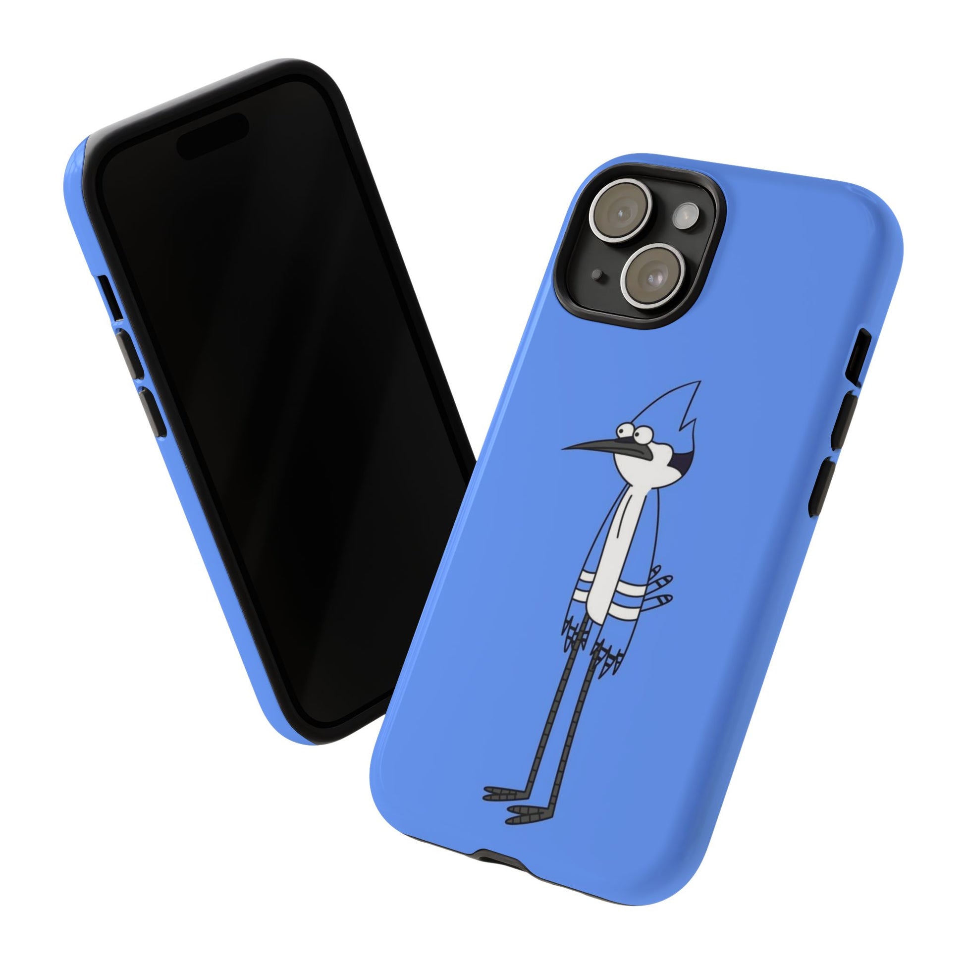Regular Show Bold Blue Phone Case with Cartoon Design - Roe Creation