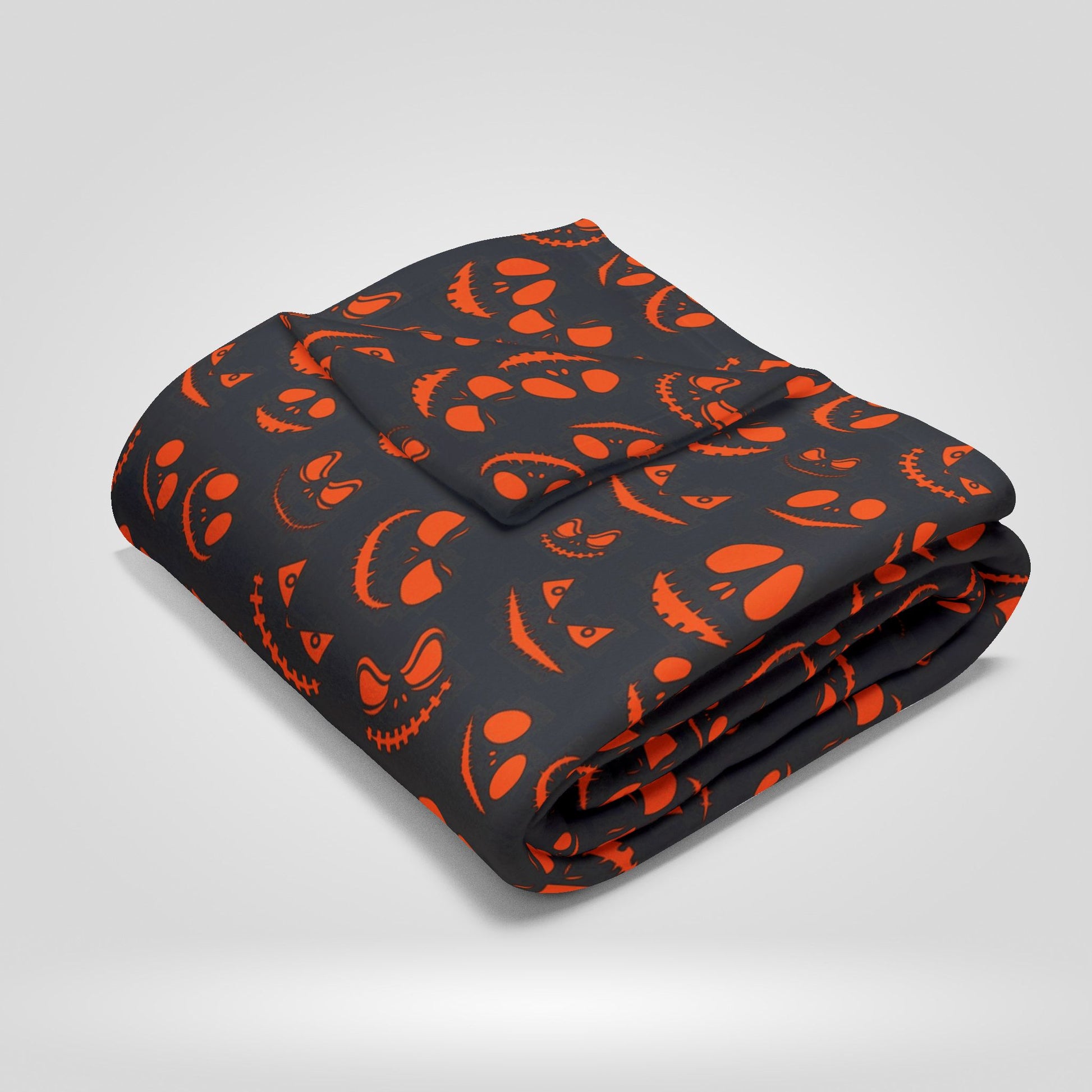 Halloween Pumpkin Fleece Blanket for Gift