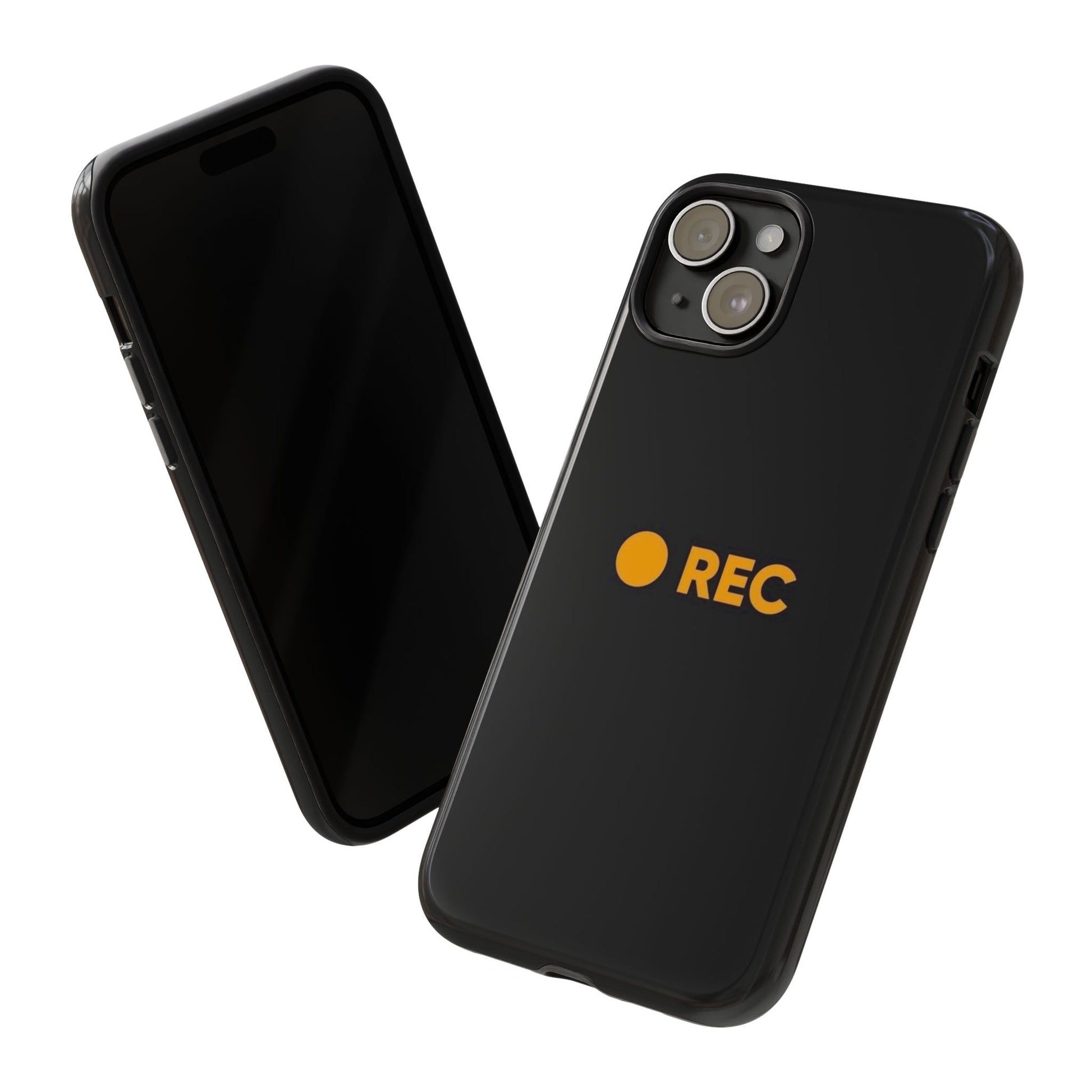 P*rn Hub Symbol Tough Cases - 'REC' Phone Case - Durable Black Design for Filmmakers and Creatives - Roe Creation