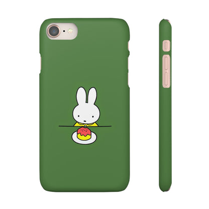 Miffy Phone Case, Snap Case, Green Miffy - iPhone, Samsung.