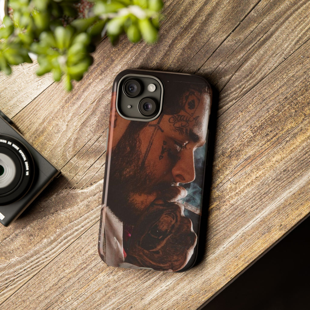 Post Malone Tough Cases for Fans - Artistic Phone Case with Smoky Vibe - Roe Creation