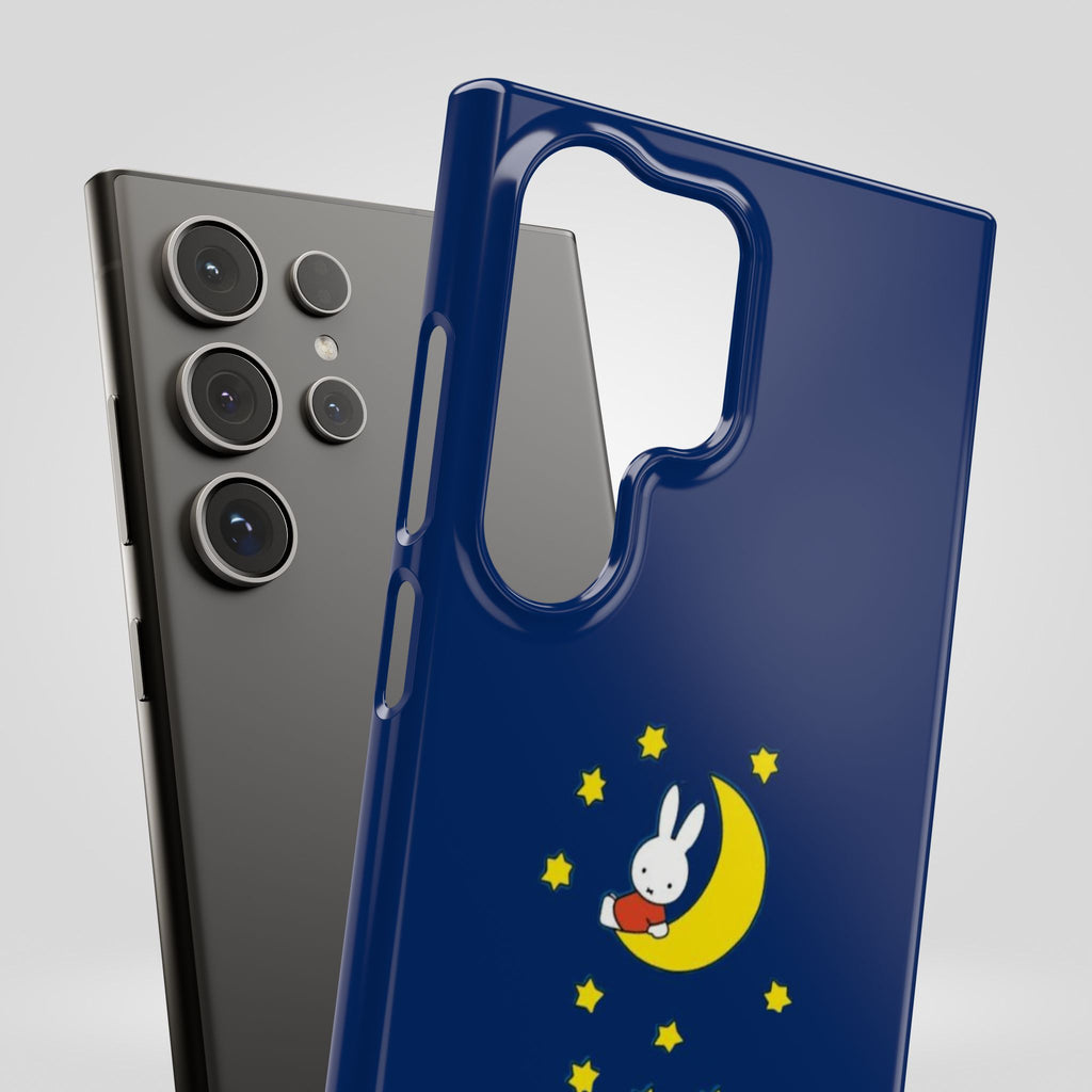 Miffy Phone Case, Moon Snap Case for Phone - Nighttime Design, iPhone, Samsung - Roe Creation