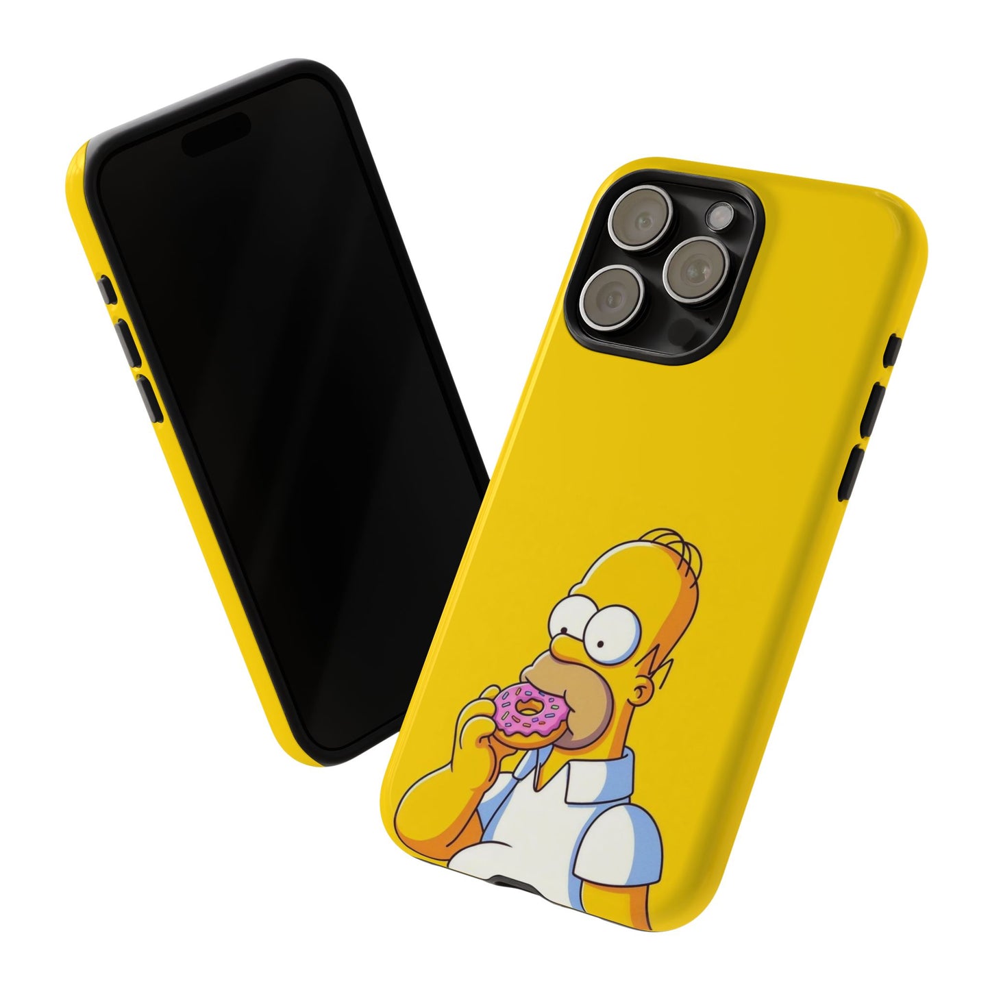 Homer Simpson Phone Case - iPhone, Samsung, Unique Protection for Fans, Cartoon Phone Cover, Gift for Simpsons Lovers, Durable Tough Case