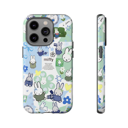 Cute Miffy Tough Phone Case - iPhone, Samsung Stylish Design for Bunny Lovers