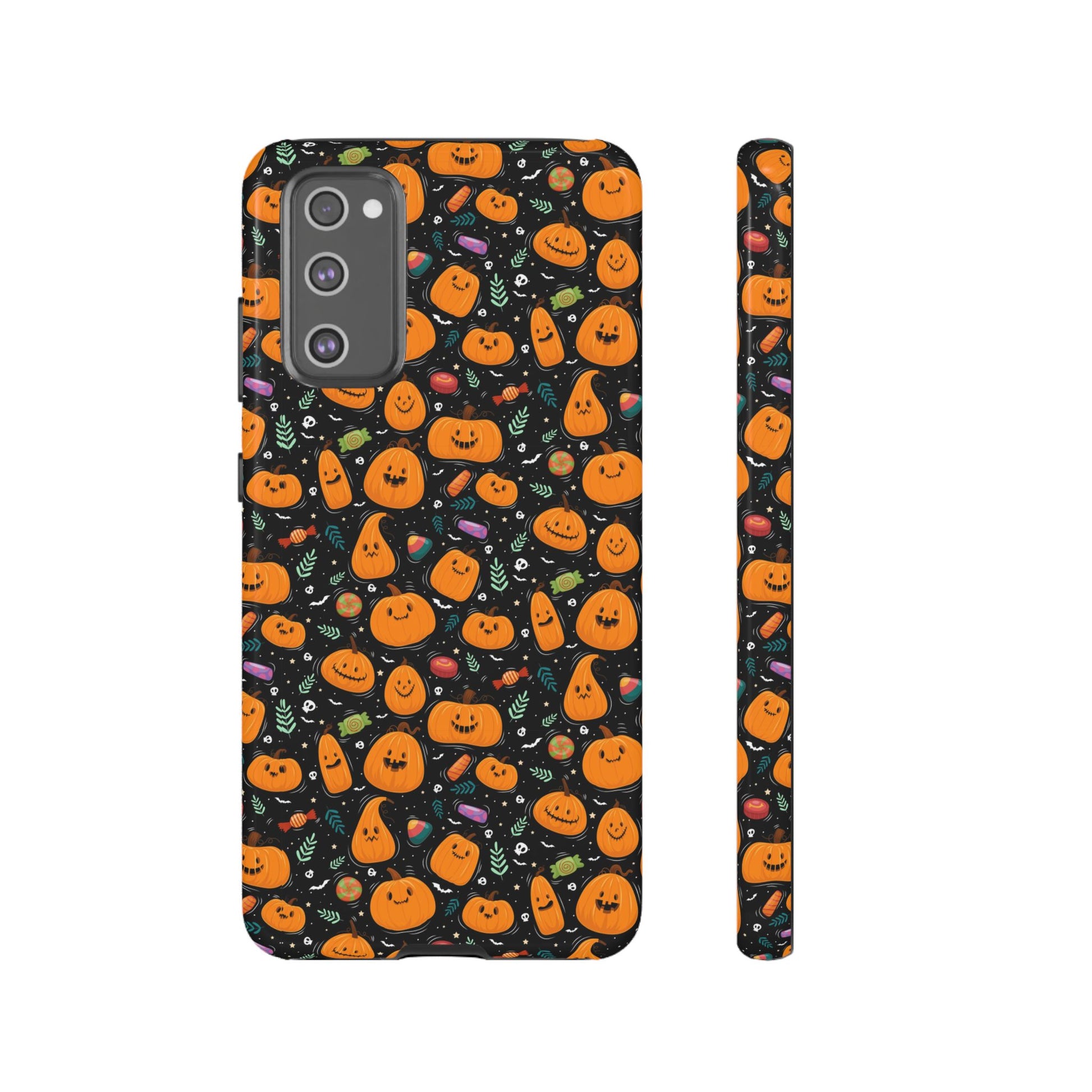 Halloween Phone Case for Gift, Pumpkin Pattern, iPhone & Samsung
