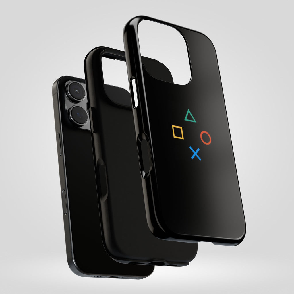 PlayStation Symbol Minimal Tough Case for iPhone - Gamer Accessories - Roe Creation