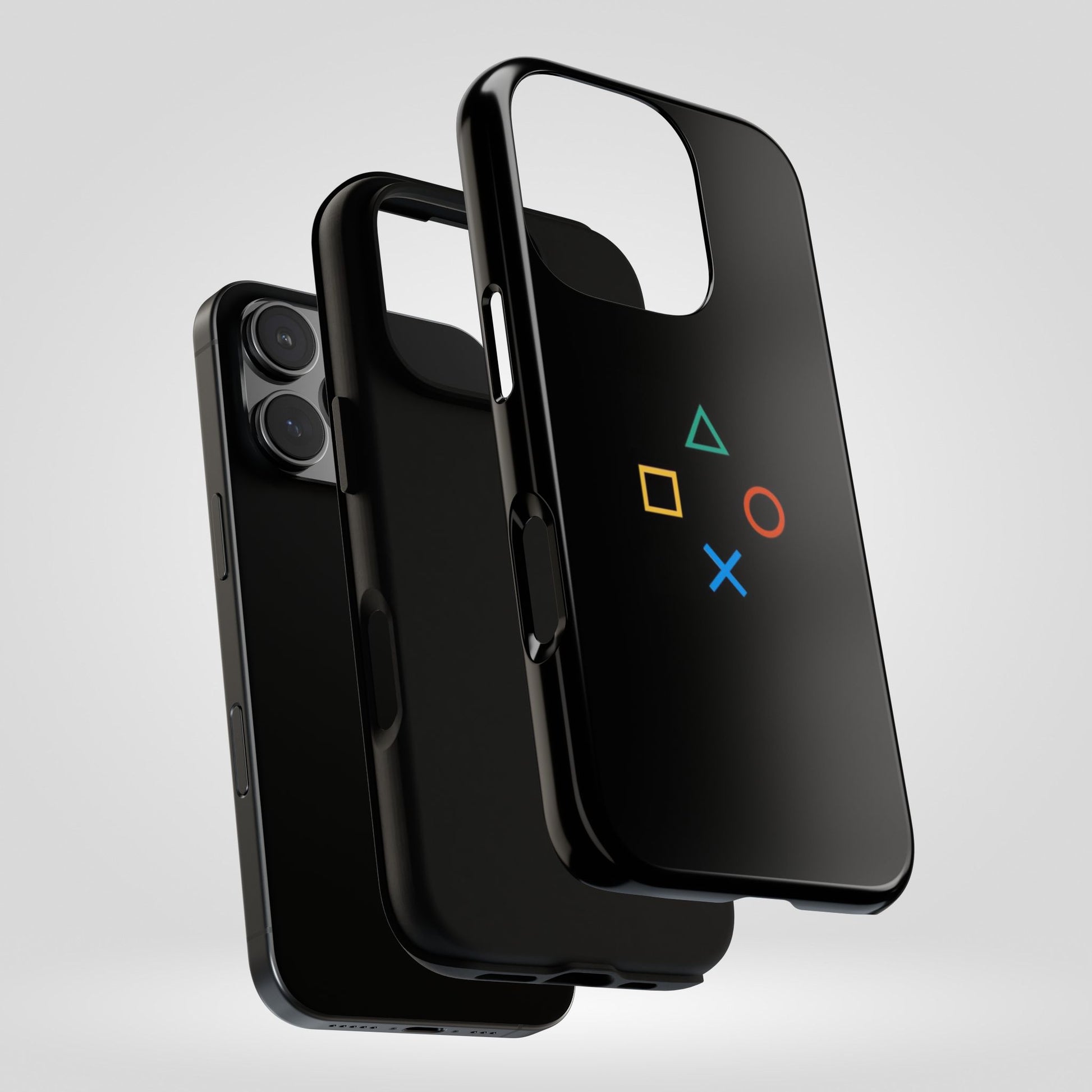 PlayStation Symbol Minimal Tough Case for iPhone - Gamer Accessories - Roe Creation
