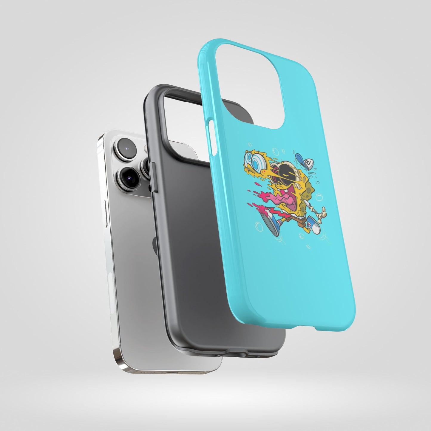 Funny SpongeBob Tough iPhone Case – Cartoon Vibes for Kids & Adults