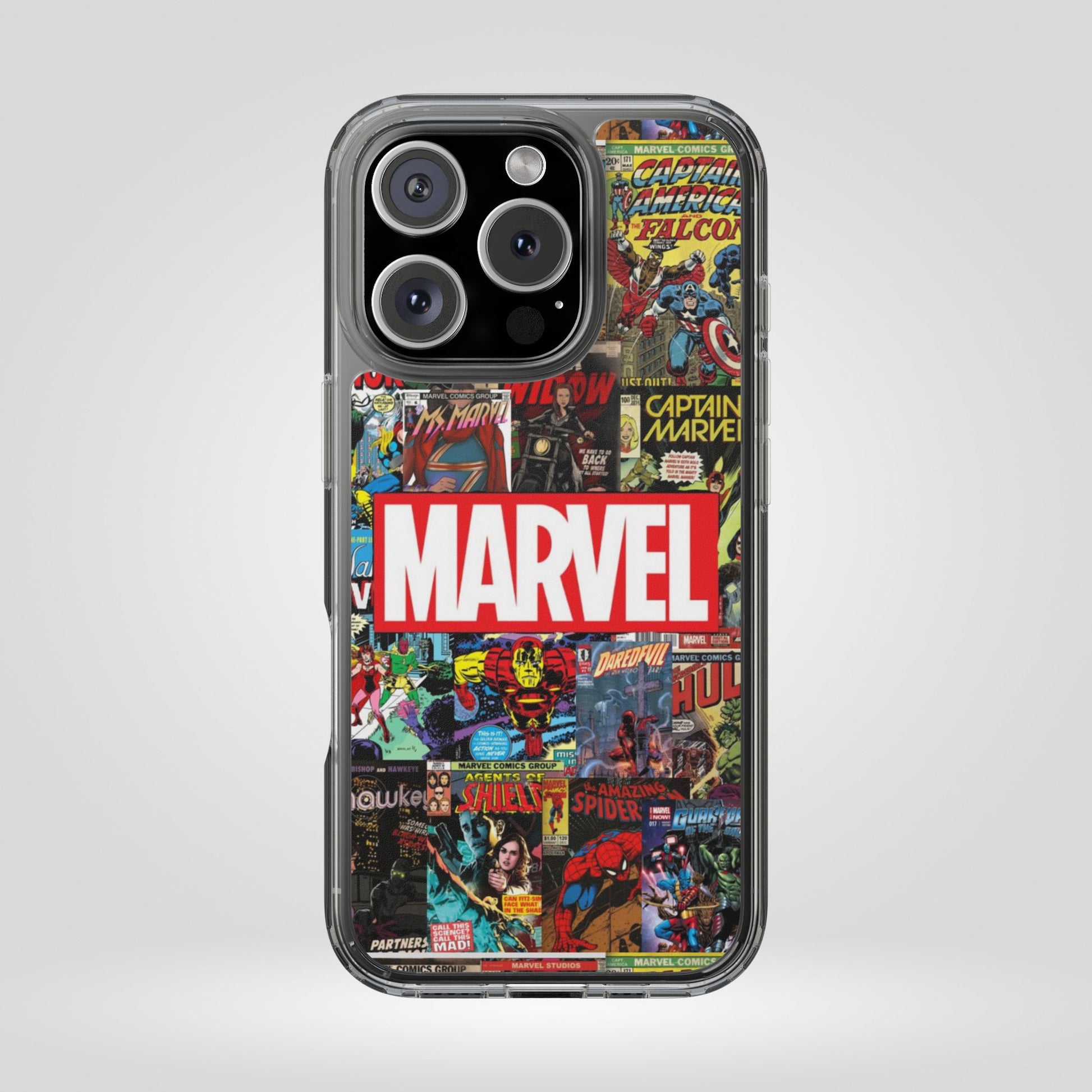 Marvel Comics Clear Phone Case - Stylish Protection for Superhero Fans - Roe Creation