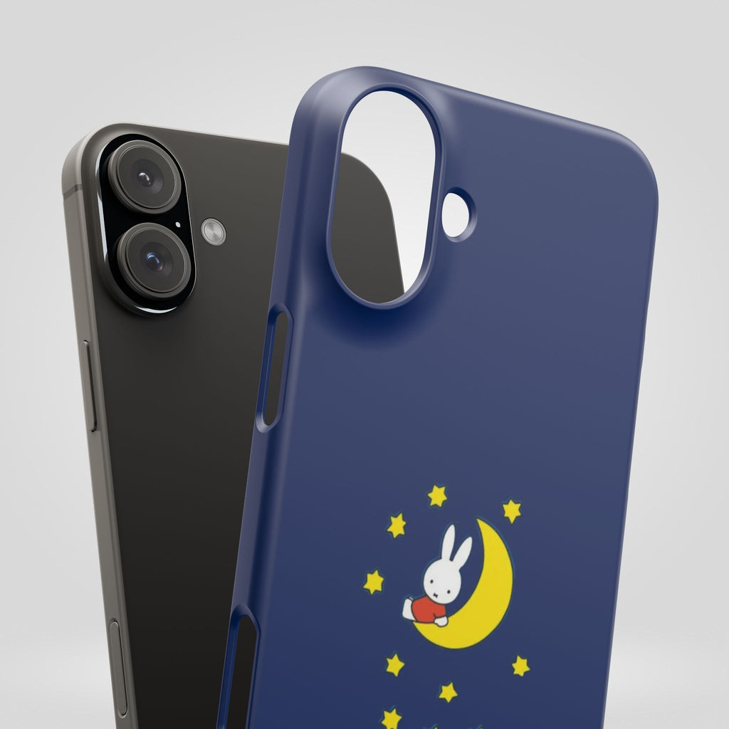 Miffy Phone Case, Moon Snap Case for Phone - Nighttime Design, iPhone, Samsung - Roe Creation