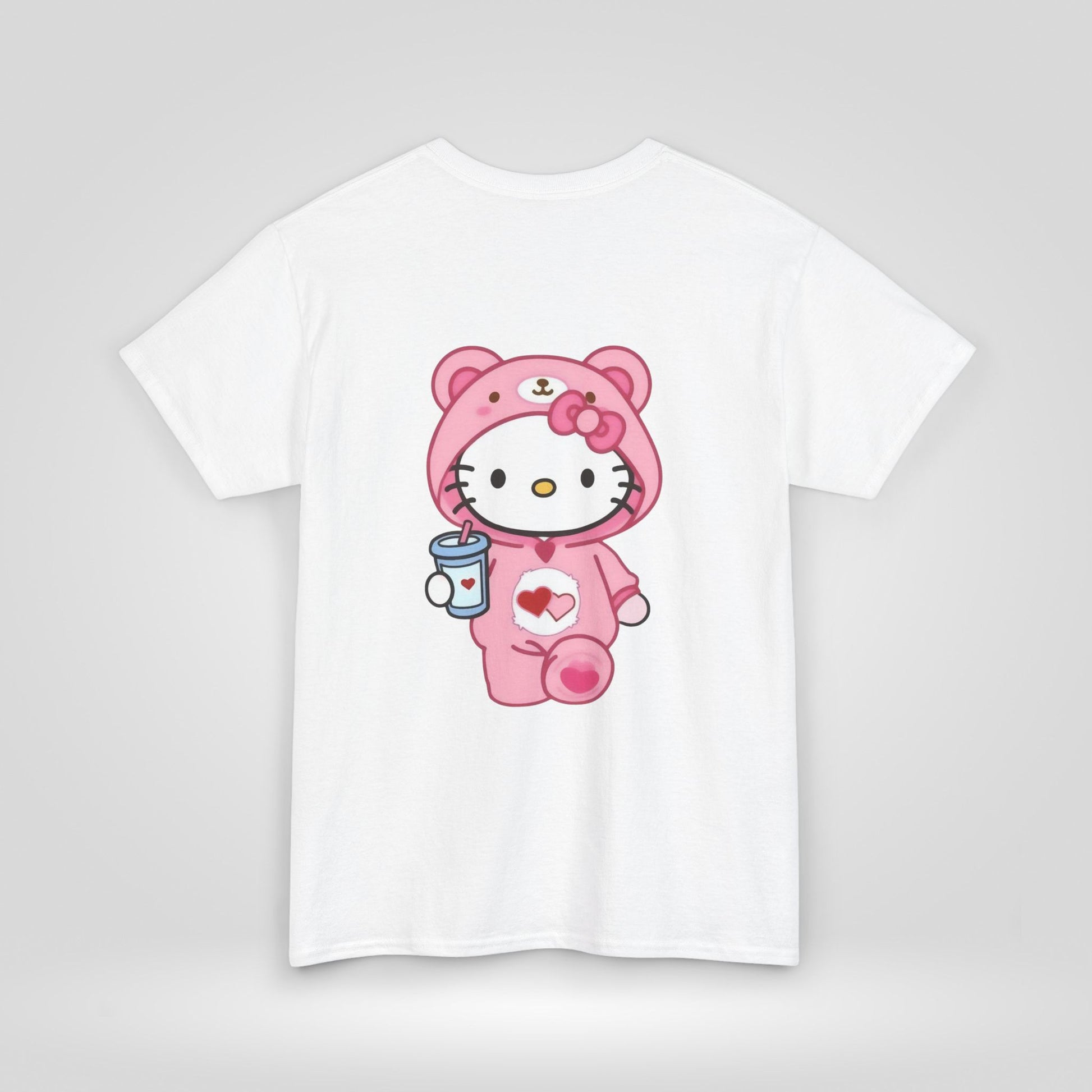Cute Hello Kitty Unisex Heavy Cotton Tee - Perfect for Kids and Fans of Pop Culture - Roe Creation