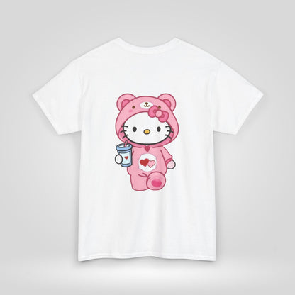 Cute Hello Kitty Unisex Heavy Cotton Tee - Perfect for Kids and Fans of Pop Culture - Roe Creation