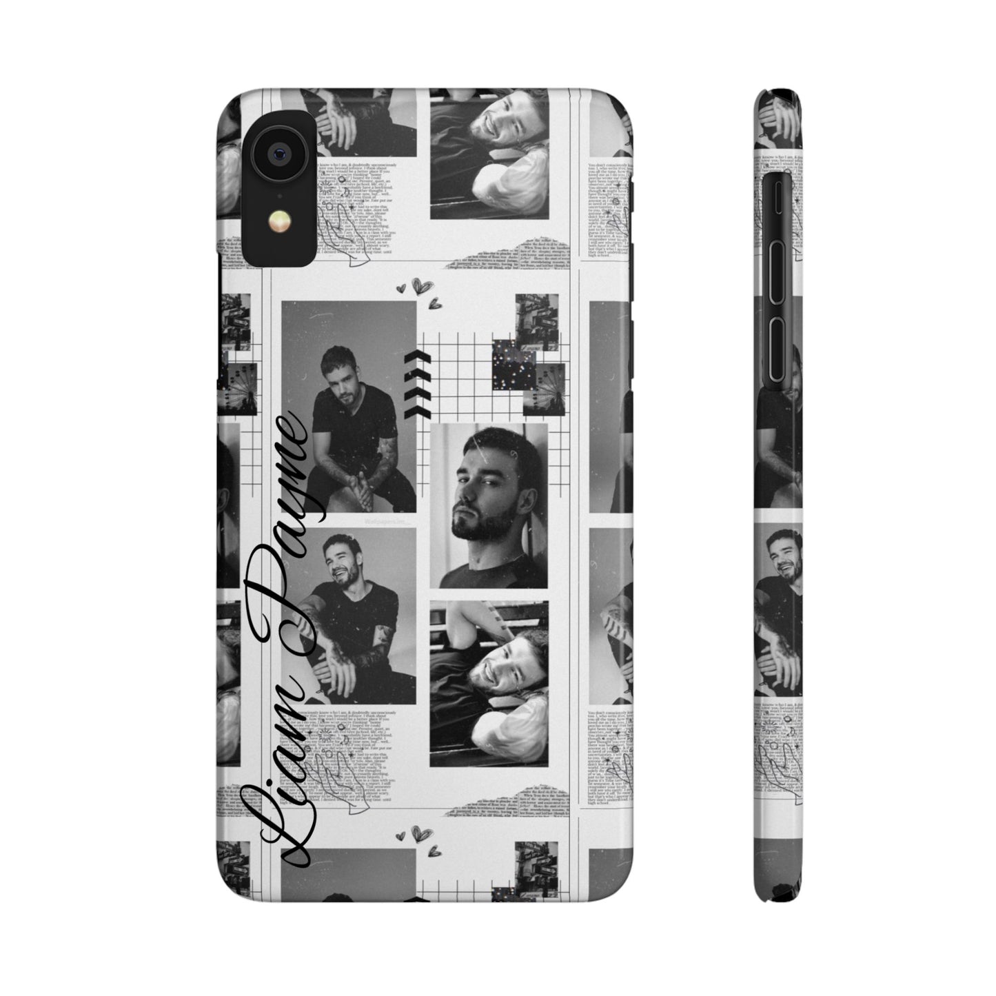 Liam Payne Slim Phone Case - Personalised Collage Design