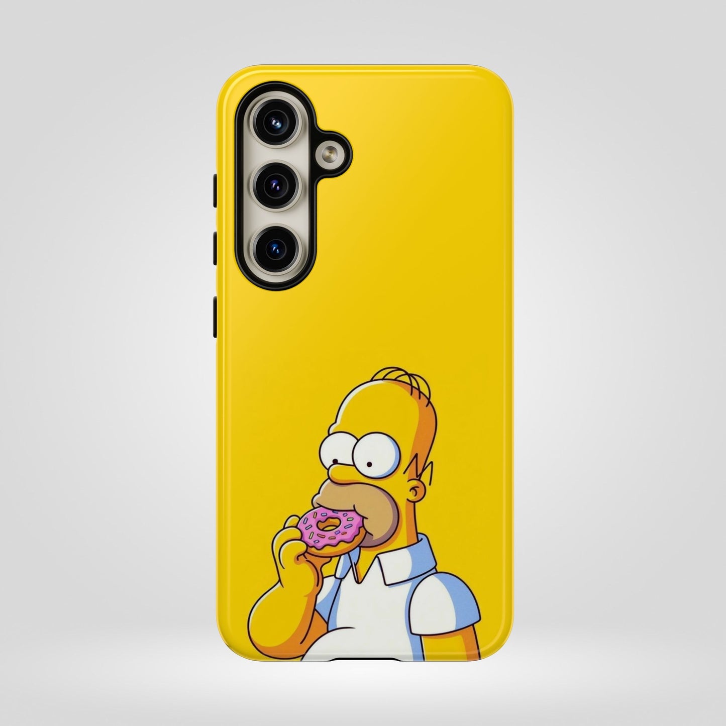 Homer Simpson Phone Case - iPhone, Samsung, Unique Protection for Fans, Cartoon Phone Cover, Gift for Simpsons Lovers, Durable Tough Case
