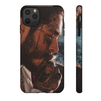 Post Malone Tough Cases for Fans - Artistic Phone Case with Smoky Vibe
