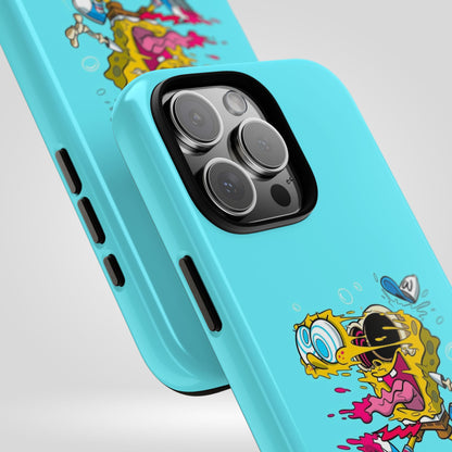 Funny SpongeBob Tough iPhone Case – Cartoon Vibes for Kids & Adults