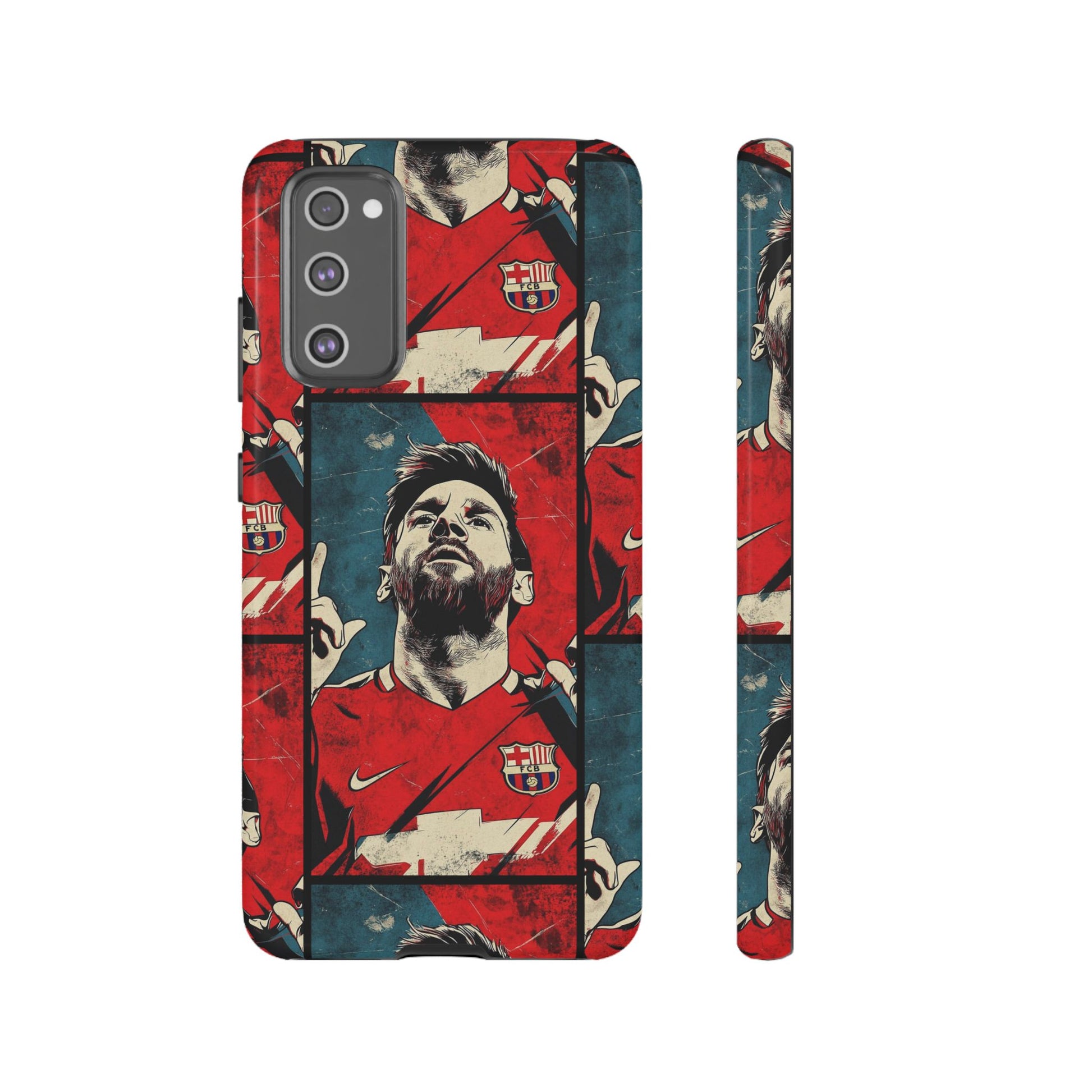 Lionel Messi Tough Phone Case - Messi Illustration for Fans - Roe Creation