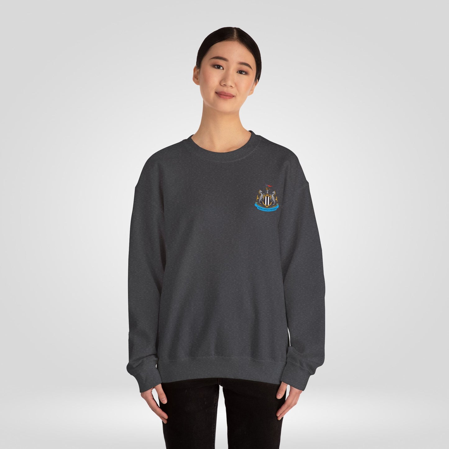 Newcastle United Logo Minimal Unisex Crewneck Sweatshirt - Roe Creation