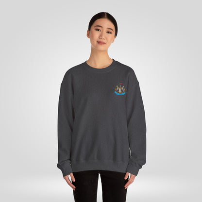 Newcastle United Logo Minimal Unisex Crewneck Sweatshirt - Roe Creation
