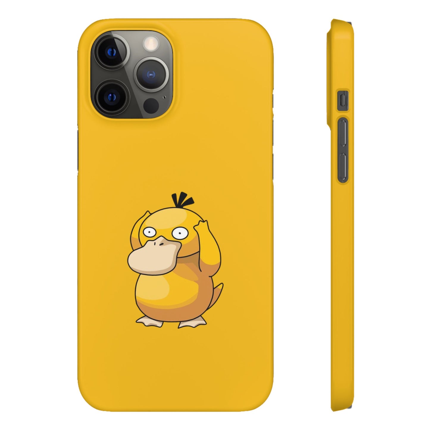 Psyduck Pokemon Snap Phone Cases, Yellow, Cartoon - iPhone, Samsung