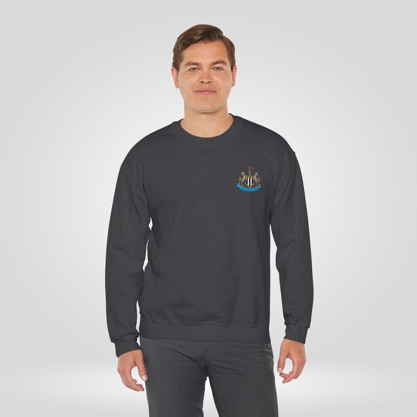 Newcastle United Logo Minimal Unisex Crewneck Sweatshirt - Roe Creation