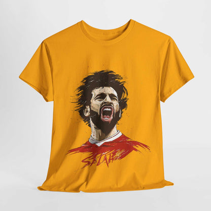 Mohammed Salah Unisex Heavy Cotton Tee - For Liverpool Fans - Roe Creation