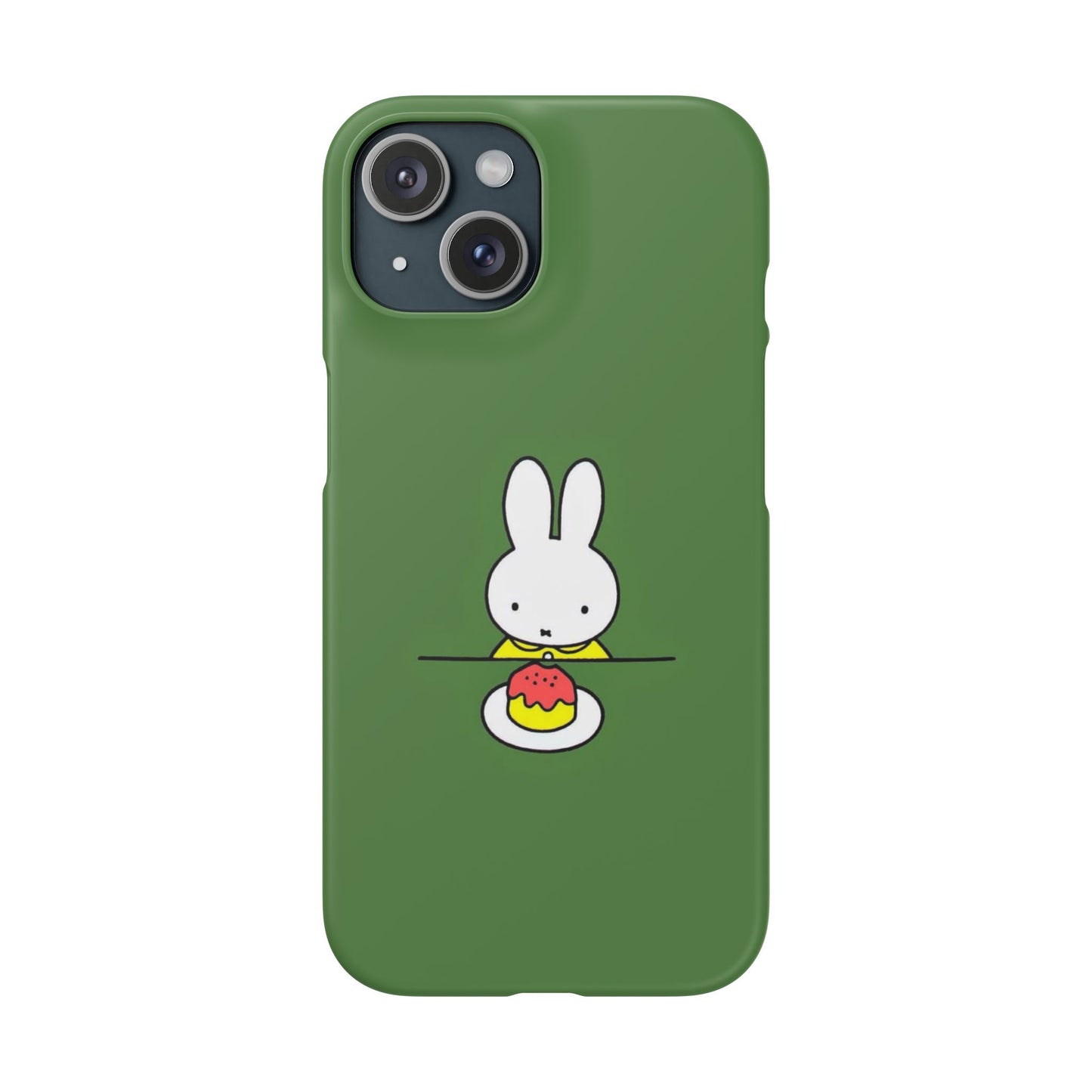 Miffy Phone Case, Snap Case, Green Miffy - iPhone, Samsung