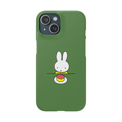 Miffy Phone Case, Snap Case, Green Miffy - iPhone, Samsung