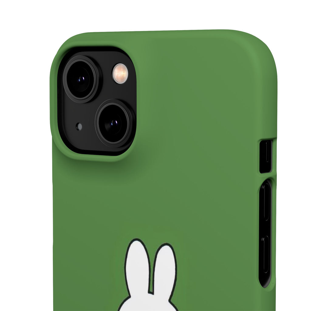 Miffy Phone Case, Snap Case, Green Miffy - iPhone, Samsung - Roe Creation