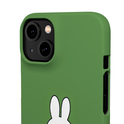 Miffy Phone Case, Snap Case, Green Miffy - iPhone, Samsung