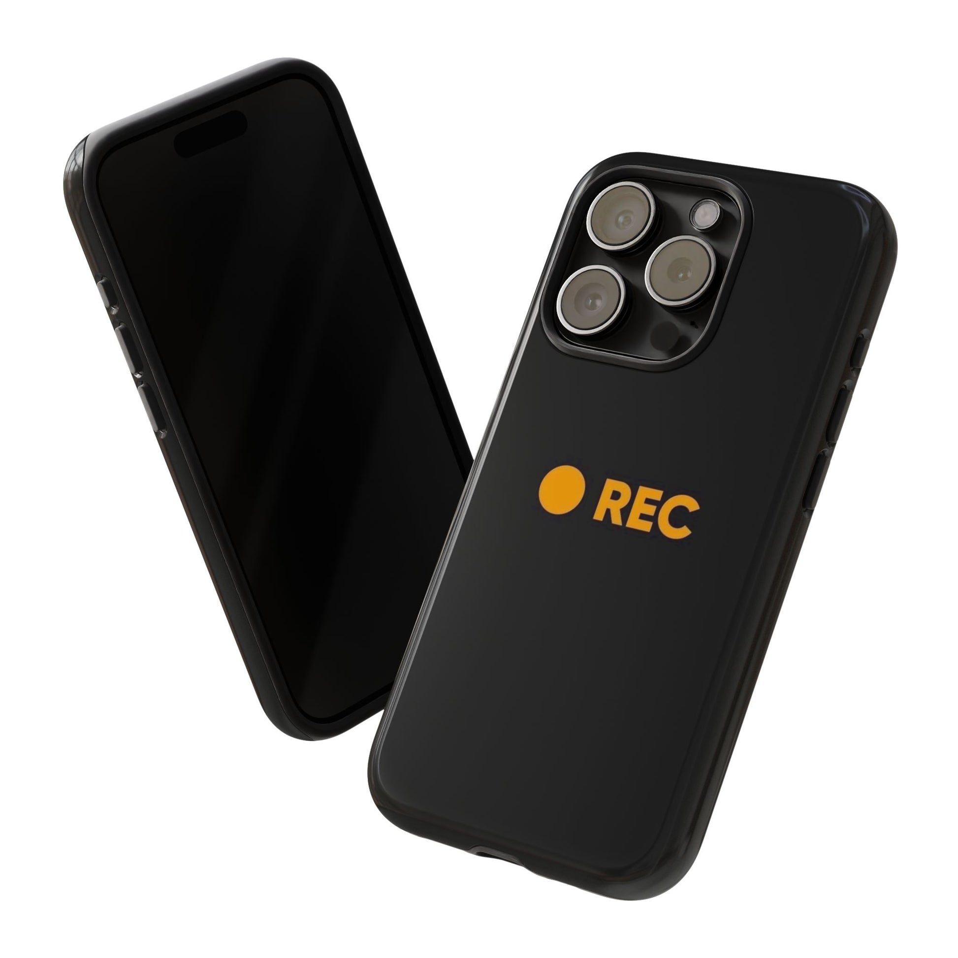 P*rn Hub Symbol Tough Cases - 'REC' Phone Case - Durable Black Design for Filmmakers and Creatives - Roe Creation